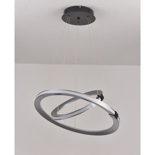 Люстра подвесная iLedex Vision (Висион) 9225-8+5SD GR+BK - фото 5
