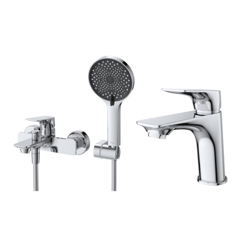 Комплект смесителей BelBagno MARINO MARINO-VASM/LVM-CRM настенный хром - фото 2