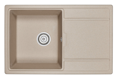 Кухонная мойка Granula 7804, ПЕСОК 78х50 цвет бежевый поверхность матовая