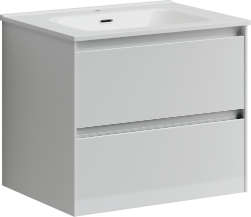 Тумба под раковину Sancos Cento CN60W 59х45х50 настенная - фото 2