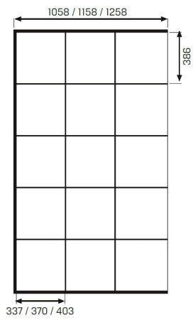 Душевая перегородка New Trendy AVEXA Black EXK-2025 120х200 стекло прозрачное профиль черный