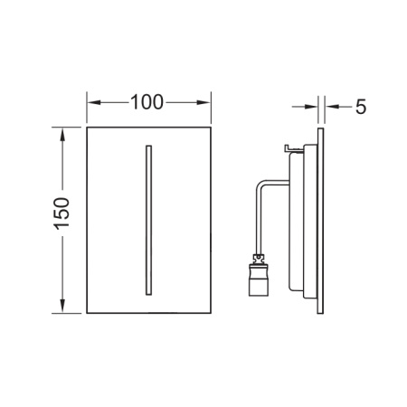 Лицевая панель Tece TECEfilo 9242067