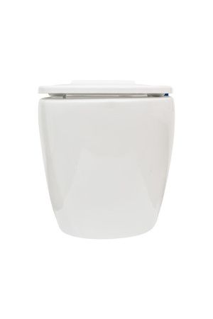 Унитаз для инвалидов подвесной Dstrana AID 4623-А белый с сиденьем безободковый каскадный смыв