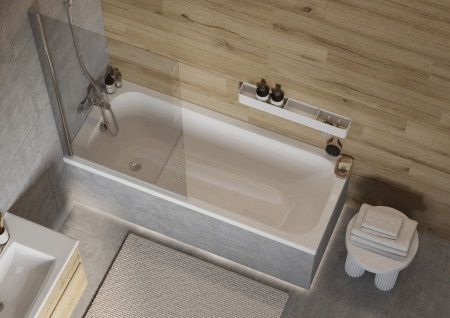 Ванна акриловая Santek Ламма 1WH501763 170х80 пристенная прямоугольная без каркаса