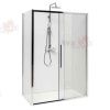 Душевой уголок AvaCan FC-120-SC90 140х90 стекло прозрачное профиль хром без поддона
