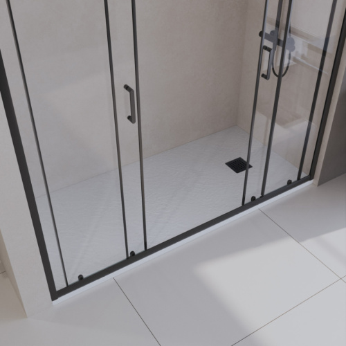 Душевой поддон BelBagno UNO TRAY-MR-UNO-AH-180/80-35-W-NO 180х80 искусственный мрамор белый - фото 3