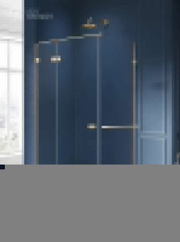 Душевой уголок New Trendy AVEXA Gold EXK-3032 110х110 стекло прозрачное профиль золото без поддона