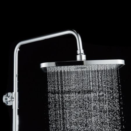 Душевая стойка Shevanik S9636 настенная цвет хром
