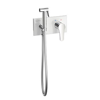 Гигиенический душ Teska ELSA BTK6410W хром/белое стекло