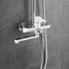 Душевая стойка Shevanik S8136F настенная цвет белый