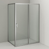Душевой уголок Orange E23-13090TCR 130х89 стекло прозрачное профиль хром глянцевый без поддона