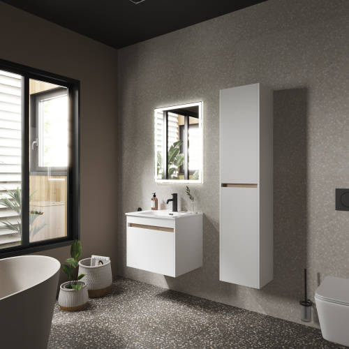 Тумба под раковину Sancos Smart SM60W 59х45х50 настенная - фото 3