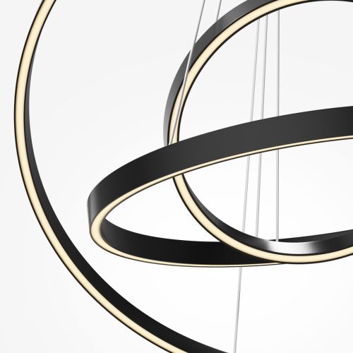 Светильник подвесной Maytoni Rim Modern MOD058PL-L100BK - фото 2