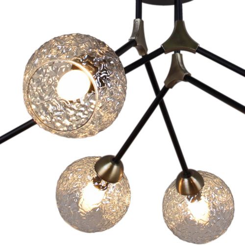 Люстра на штанге Illumico IL0264 IL0264-6CSQ-79 BK AB - фото 4