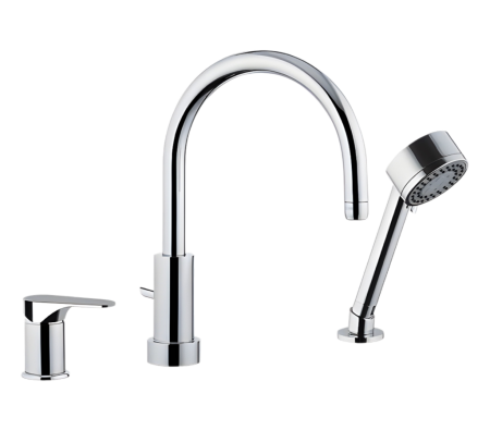 Смеситель Remer Class Line L07 на борт ванны хром без термостата