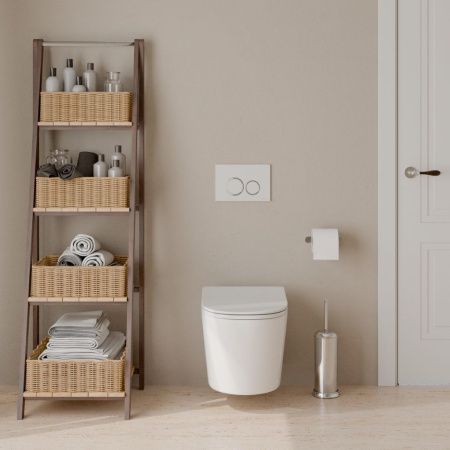 Комплект унитаз с инталляцией и клавишей смыва Iberica Blanca BURGOS ALTO IB.001M.BRA.234.821