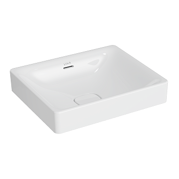 Раковина из сантехнического фарфора Vitra Metropole 7534B003-0673 50х40 накладная цвет белый без отверстий под смеситель