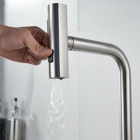 Смеситель для кухни Raffine F203L на мойку сатин