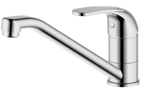 Смеситель для кухни Bravat Fit F7135188CP-RUS на мойку хром без термостата