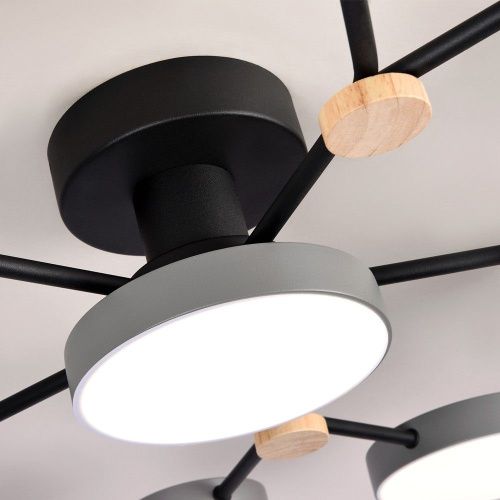 Люстра потолочная LED4U L3201-700 GR - фото 5