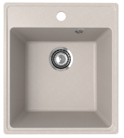 Кухонная мойка Ulgran Quartz Forte 425-10 43х49 цвет песочный