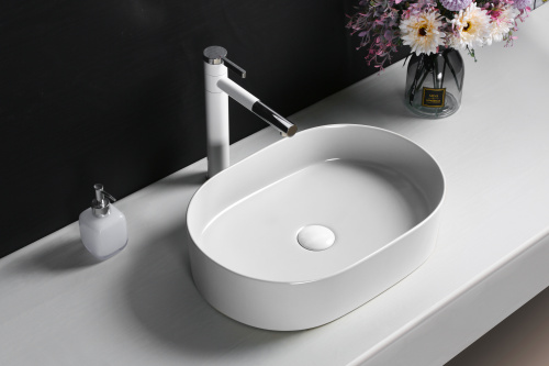 Раковина Cerutti SPA 50 см CR0055B накладная цвет белый