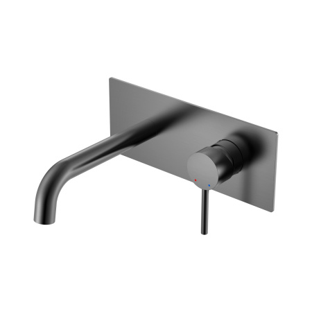 Смеситель Berges VENTAS 76015 настенный оружейная сталь