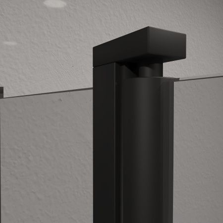 Душевая шторка на ванну RGW Screens 03111110-14 100х140 стекло прозрачное профиль черный ориентация универсальная