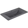 Раковина из искусственного камня Vincea VCB-3M900G 90х50 встраиваемая цвет серый 1 отверстие под смеситель