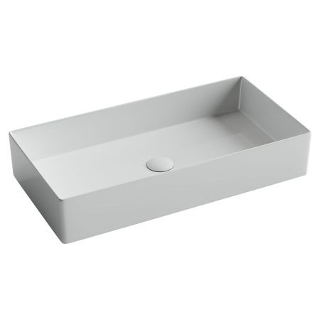 Раковина из сантехнического фарфора Ceramica Nova ELEMENT CN6071 70х40 накладная цвет белый без отверстий под смеситель