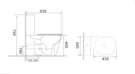 Унитаз напольный с бачком Cerutti SPA CT10560 белый с сиденьем микролифт безободковый смыв торнадо