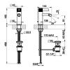 Смеситель Gessi INCISO 58007#727 на биде латунь