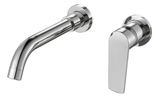 Смеситель для раковины Esko SM28 CR встраиваемый в стену хром - фото 2