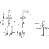 Смеситель Gessi Rettangolo 30501#706 на раковину черный