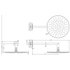 Верхний душ Gessi Emporio Emporio shower 47372#149 30х30 никель