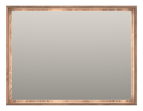 Зеркало в ванную Brevita Dallas DAL-02105-074 105х80 цвет коричневый - фото 2