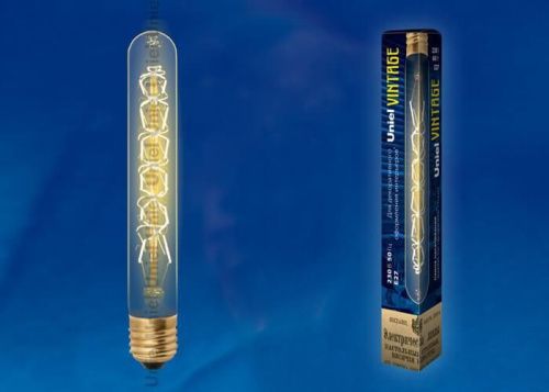 Лампа накаливания Uniel Vintage (Винтаге) IL-V-L28A-60/GOLDEN/E27 CW01 - фото 2