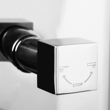 Смеситель для ванны и душа Wasserkraft Aller 1060 10641 встраиваемый в стену хром