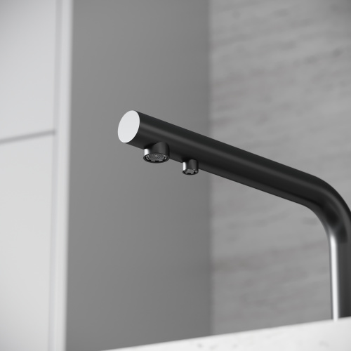 Смеситель для кухни Sancos Foster SC4014MB на мойку черный - фото 5