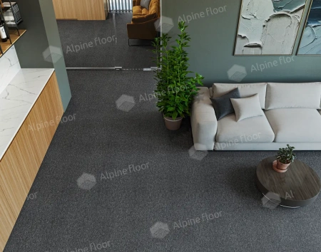 Ковровая плитка Alpine Floor Huron 402-4 Детройт толщина 0.6 см 33 класс 500х500