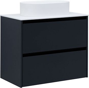 Тумба под раковину Allen Brau Activity 1.34004.AM 80х50 подвесная цвет черный