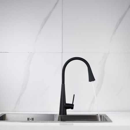 Смеситель для кухни Rose R213H на мойку черный