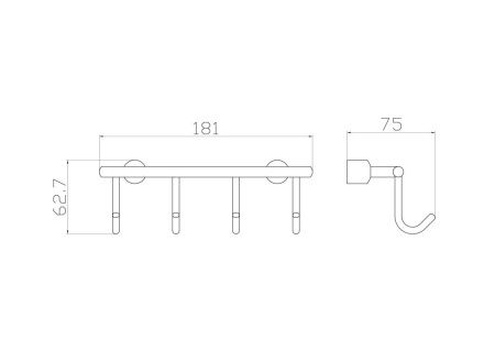 Крючок Wonzon & Woghand WW-9382-4