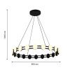 Люстра подвесная Favourite Moti (Моти) 4601-8P