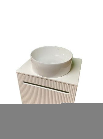 Тумба с раковиной Sintesi STL.W7025_SIN-LVB-APP-416 60х60 подвесная цвет белый