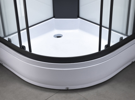 Душевая кабина Taliente TA-100CB 100х100 четверть круга без крыши ориентация универсальная