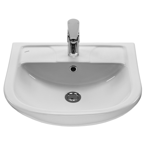 Раковина Santek Ладога 50 см WH110256 накладная цвет белый - фото 2
