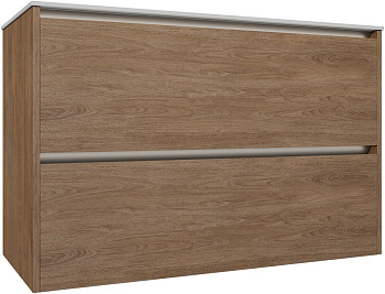 Тумба под раковину Allen Brau Activity 1.34014.NO 100х46х65 подвесная цвет зеленый/темное дерево