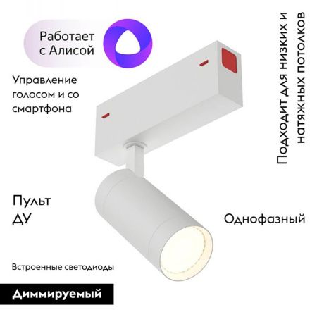 Трековый светильник Denkirs Smart Spot (Смарт Спот) DK8010-WH