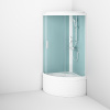 Душевая кабина Am.Pm X-Joy W88C-401A-090WT 100х100 четверть круга с крышей ориентация универсальная
